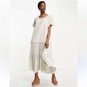 Free People | Dresses | Free People Mockingbird Eyelet Maxi Dress Rust Red  Boho Long Sleeve Tiered Xs | Poshmark